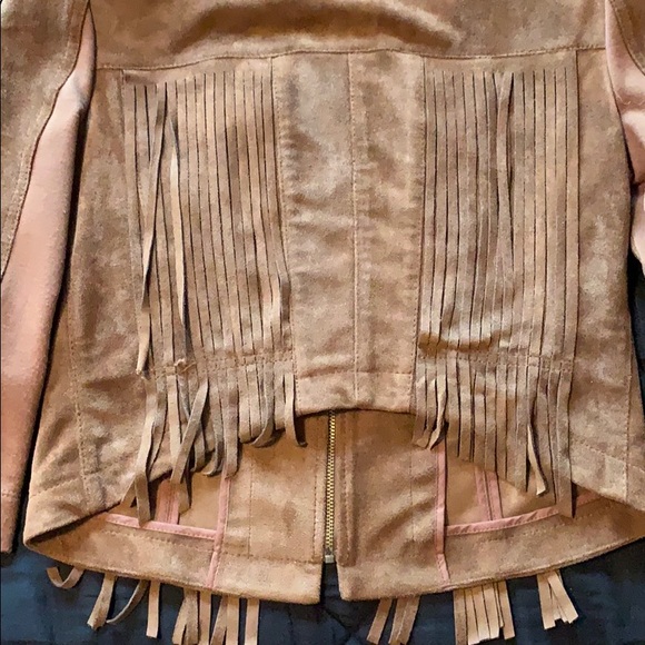 BCBG MaxAzria Suede Fringe Jacket - Picture 7 of 10